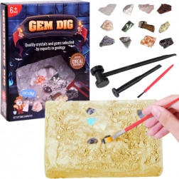 Archeologická sada – vykopávky s drahými kameny pro děti