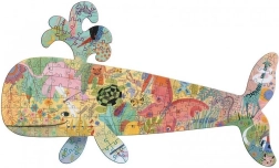Obrysové puzzle velryba