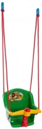 Houpačka pro děti se zvukem, plastová, zelená