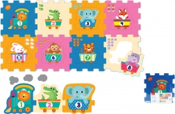 Měkké stavební bloky se zvířátky a čísly