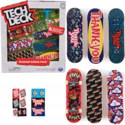 Tech Deck Sk8Shop 6pack Thank You bonus set fingerboardů s příslušenstvím