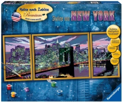 Ravensburger CreArt panorama New York – malování podle čísel