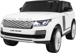 Dětské elektrické autíčko Range Rover HSE, 2místné, bílé, s dálkovým ovladačem