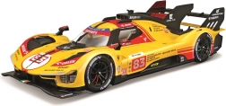 bburago 1:18 ferrari 499p lmh č. 83 24h le mans 2024 v ochranném hard case