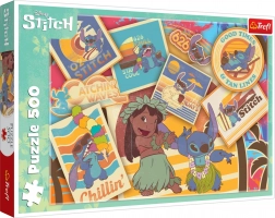 Puzzle Lilo & Stitch: Razítka 500 dílků