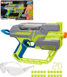 Hasbro Nerf Hyper Fuel-20 blástr s kuličkami a ochrannými brýlemi