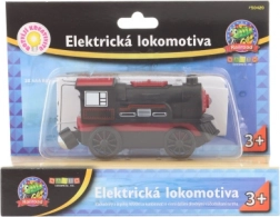 Elektrická lokomotiva pro děti – černá