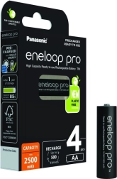 Akumulátory ENELOOP Pro AA 2500 mAh, sada 4 ks