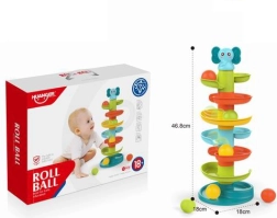 Věž se skluzavkou a míčky Sloník