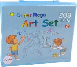 Velká výtvarná sada v kufříku s 208 díly