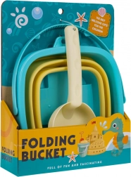 Sada na písek se skládacím kyblíkem a lopatkou