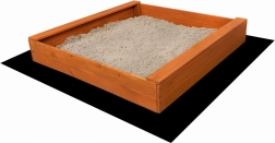 Dřevěné pískoviště s lavičkami BABY MIX 120 × 120 cm