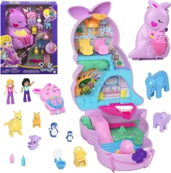 Polly Pocket kabelka s klokanem – skládací herní set s figurkami