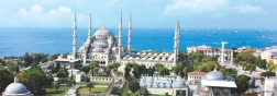 Panoramatické puzzle Mešita sultána Ahmeda v Istanbulu 1000 dílků ANATOLIAN