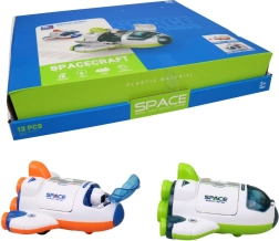 Vesmírná raketa s otvíracími dveřmi na setrvačník