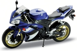 Welly motocykl Yamaha YZF‑R1 1:10 modrá