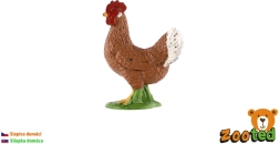 Figurka slepice kura domácí 4 cm