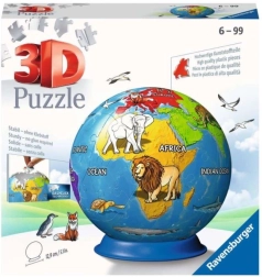 Ravensburger 3D puzzle dětský glóbus, 72 dílků