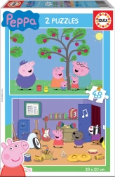 EDUCA puzzle PRASÁTKO PEPPA 2×48 dílků