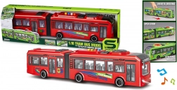 Dvoukloubový autobus – dětské vozidlo se zvuky a světly