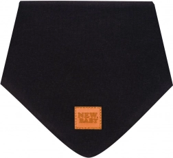 Dětský bavlněný nákrčník New Baby Favorite černý