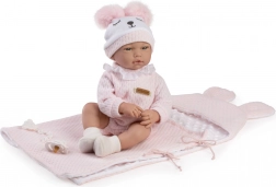 Guca andrea realistická panenka miminko se zvuky 38 cm