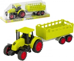 Traktor s přívěsem – plastová hračka pro malé farmáře