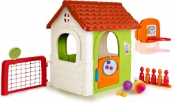 Multifunkční dětský domeček FEBER s integrovanými hrami 6 v 1