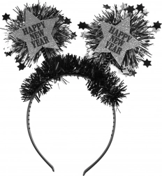 Novoroční čelenka s hvězdami