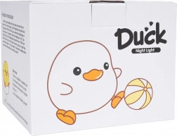 Noční světlo kachnička ze silikonu s dotykovým ovládáním