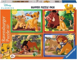ravensburger puzzle disney: lví král 4×42 dílků