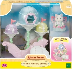 Létající vozidlo květinových víl SYLVANIAN FAMILIES s kočičí vílou