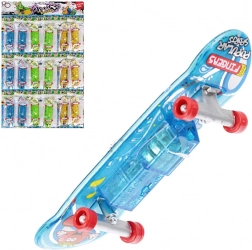 Prstový skateboard se světlem – sada 18 ks