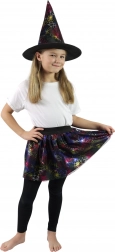 Dětská čarodějnická tutu sukně s pavučinami (3–7 let)