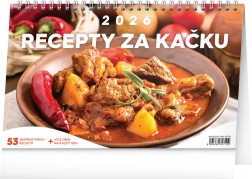 Stolní kalendář Recepty za kačku 2026