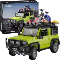 Stavebnice CaDA terénní vůz 2v1 SUZUKI JIMNY, zelený, 1803 dílků