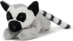 Plyšový lemur kata ležící 18 cm