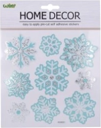 Vánoční dekorace na zeď a okno