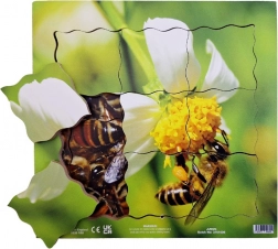 Just Jigsaws 600 Včela – dřevěné vrstvené puzzle