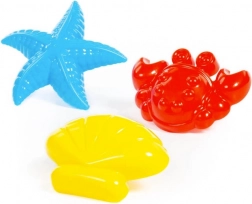 Formičky do písku Mořský svět 3 ks