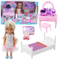 Laleka ANLILY s postýlkou a toaletním stolkem