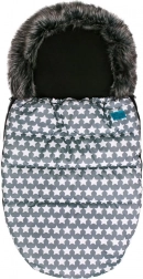 Zimní fleecový fusak do kočárku BELISIMA Hvězdičky