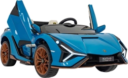 Dětské elektrické autíčko Lamborghini Sian 24V – Modrá