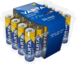 Alkalické baterie AA VARTA Longlife Power 24 ks – premium box