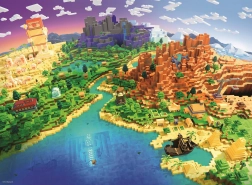 Puzzle Minecraft 500 dílků od Ravensburger