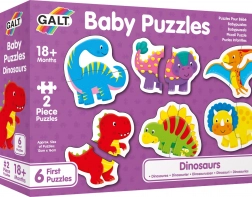 Baby puzzle dinosauři 6×2 dílky GALT