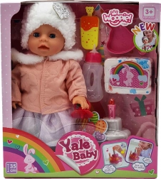 interaktivní panenka malá zosia slaví narozeniny 35 cm + příslušenství WOOPIE ROYAL