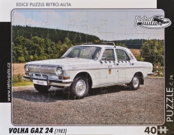 Retro auta puzzle Volha GAZ 24 (1983) – 40 dílků