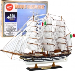 Dekorativní Model Plachetnice Amerigo Vespucci 64x46cm