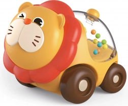 chrastítko lev na kolečkách